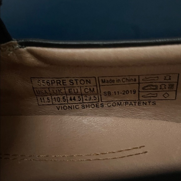 Vionic Black Preston Slip-On Orthopedic supported Loafer - size 11.5 - Picture 6 of 8